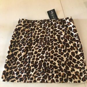 🐆Leopard Cheetah Fur animal Print Pull-On Pencil Skirt
